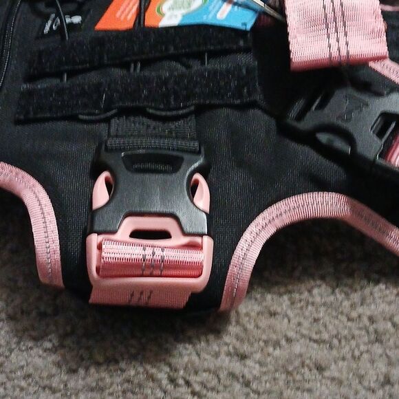 No Pull Dog Harness Heavy Duty Dog Harness Handle and Poop Bag Holder Pocket - Picture 5 of 8